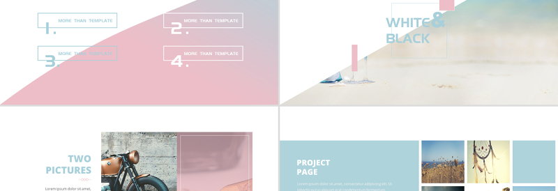 静谧蓝与蔷薇粉简约商业计划书创业计划书新品发布产品发布PPT