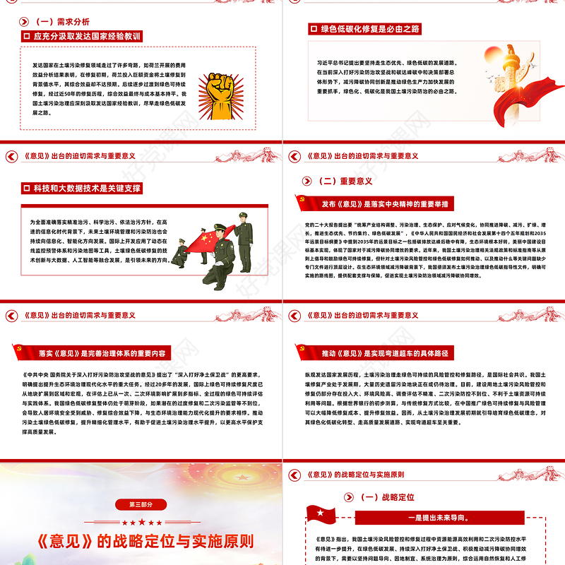 深入学习《关于促进土壤污染风险管控和绿色低碳修复的指导意见》PPT课件