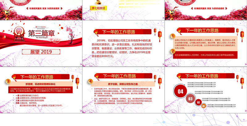 2018狗年企业年会颁奖典礼总结ppt