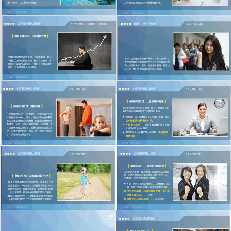 心理压力管理动态培训PPT课件