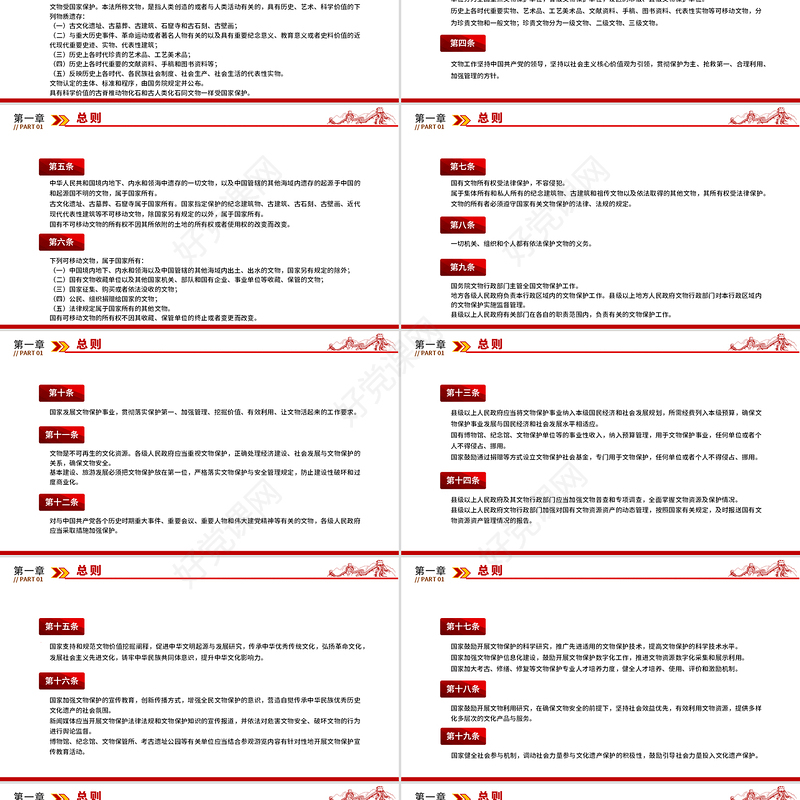 2025新修订《中华人民共和国文物保护法》全文PPT课件