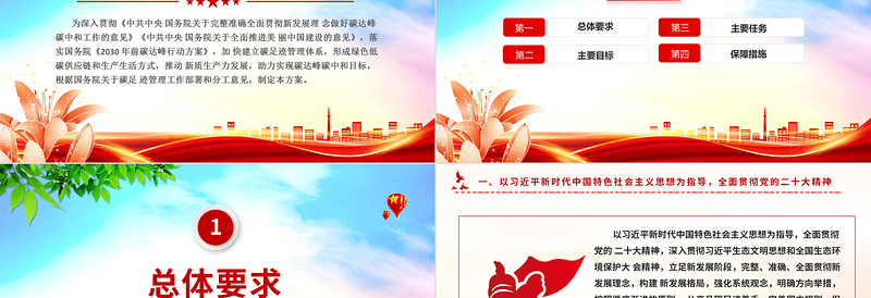 精美时尚关于建立碳足迹管理体系的实施方案PPT课件下载