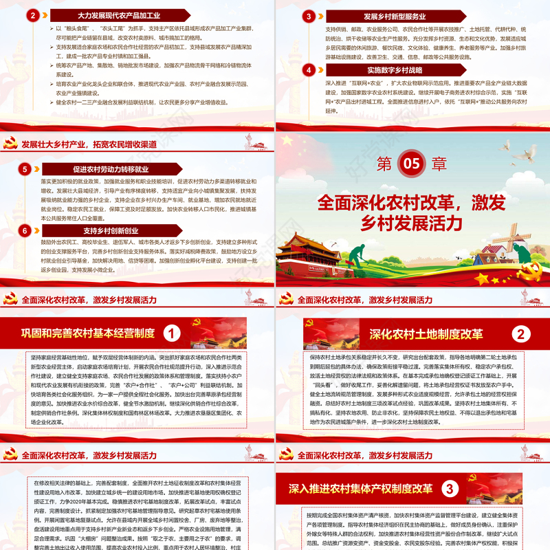 原创2019年中央一号文件坚持农业农村优先发展做好“三农”工作农村工作党课的若干意见-版权可商用