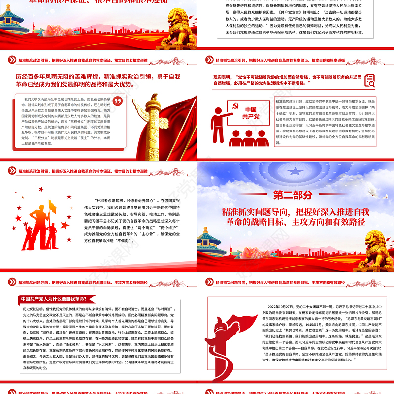 党建风深入推进党的自我革命之实践要求PPT专题课件