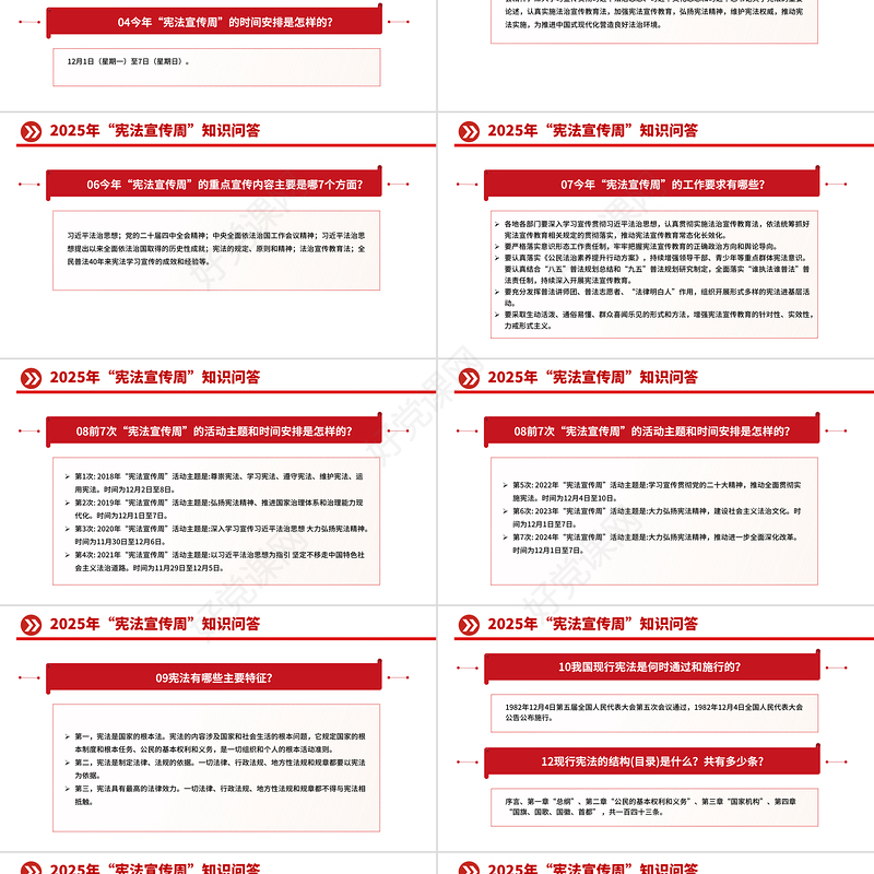 精品“宪法宣传周”知识问答PPT课件下载