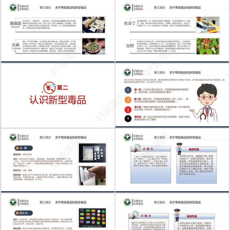 2020国际禁毒日珍爱生命远离毒品禁毒拒毒教育通用模板
