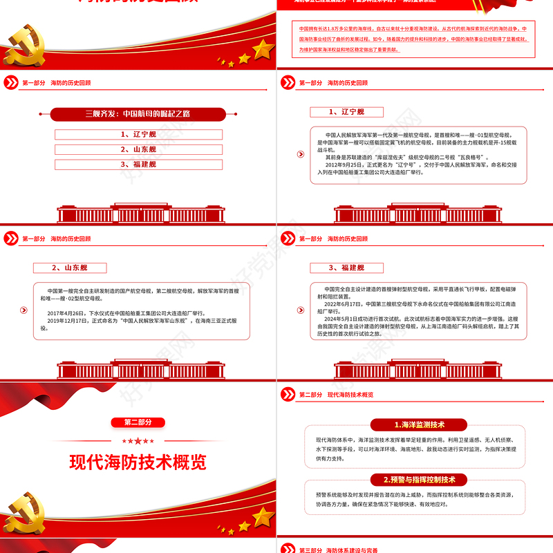 精美简洁海防政策法规学习宣传月PPT课件