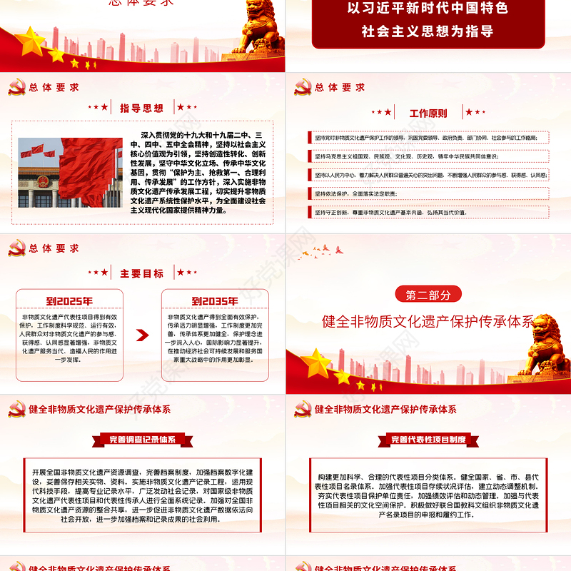 2021关于进一步加强非物质文化遗产保护工作的意见学习解读PPT