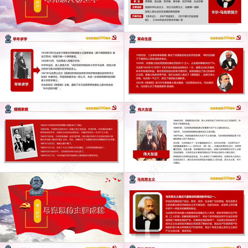 克思诞辰200周年重温共产党宣言PPT