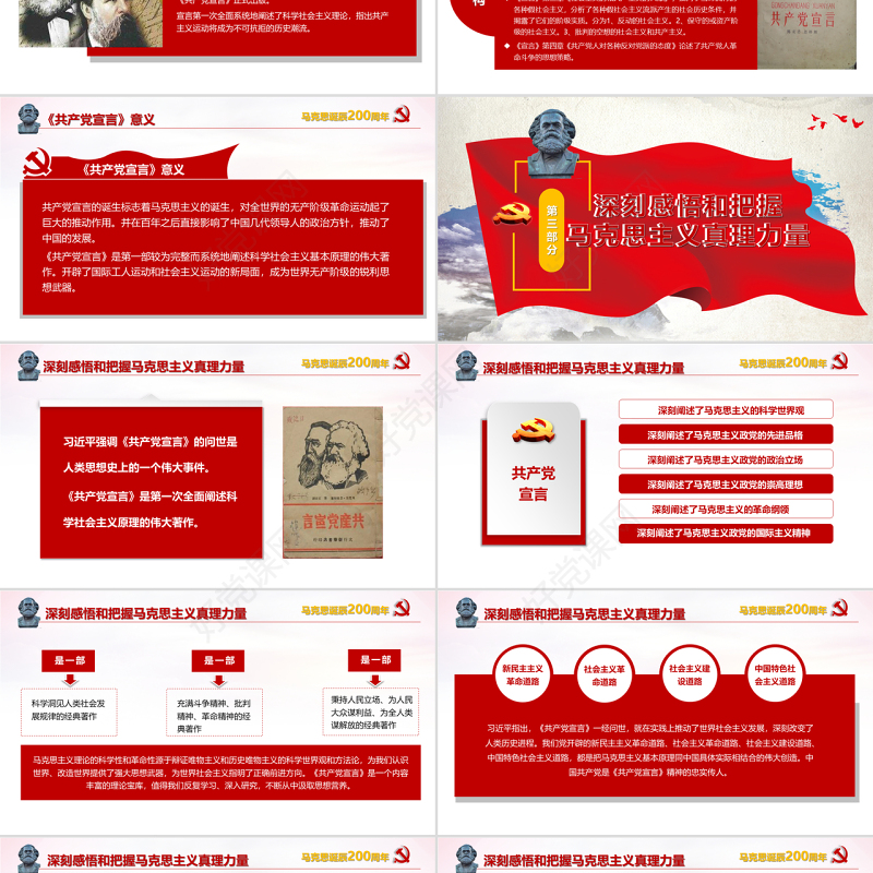 克思诞辰200周年重温共产党宣言PPT