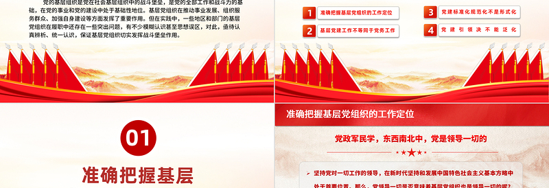 破除对基层党建的认识误区PPT简洁实用基层党组织党建业务知识培训课件下载