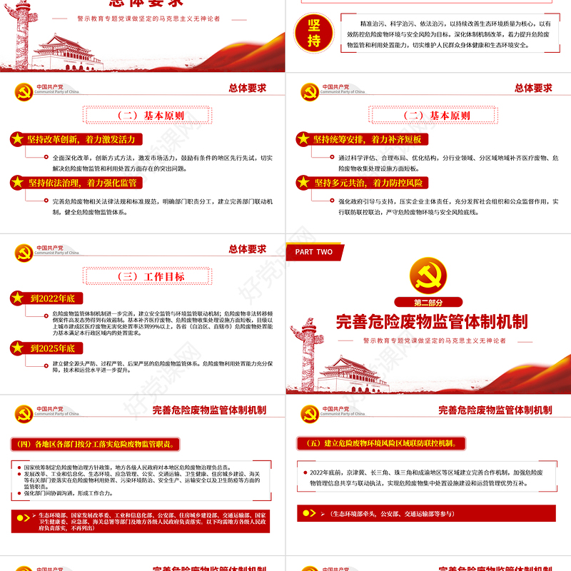 2021强化危险废物监管和利用处置能力改革实施方案PPT