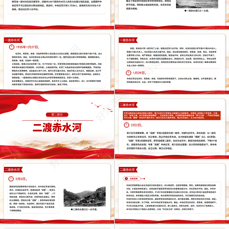 1935四渡赤水PPT中外战争史上的奇观党史故事