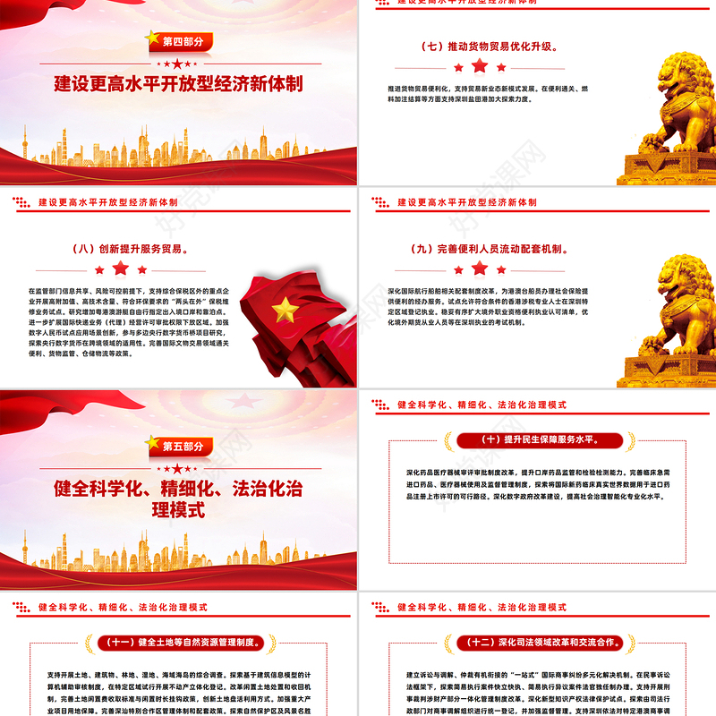 2025关于深入推进深圳综合改革试点深化改革创新扩大开放的意见PPT课件