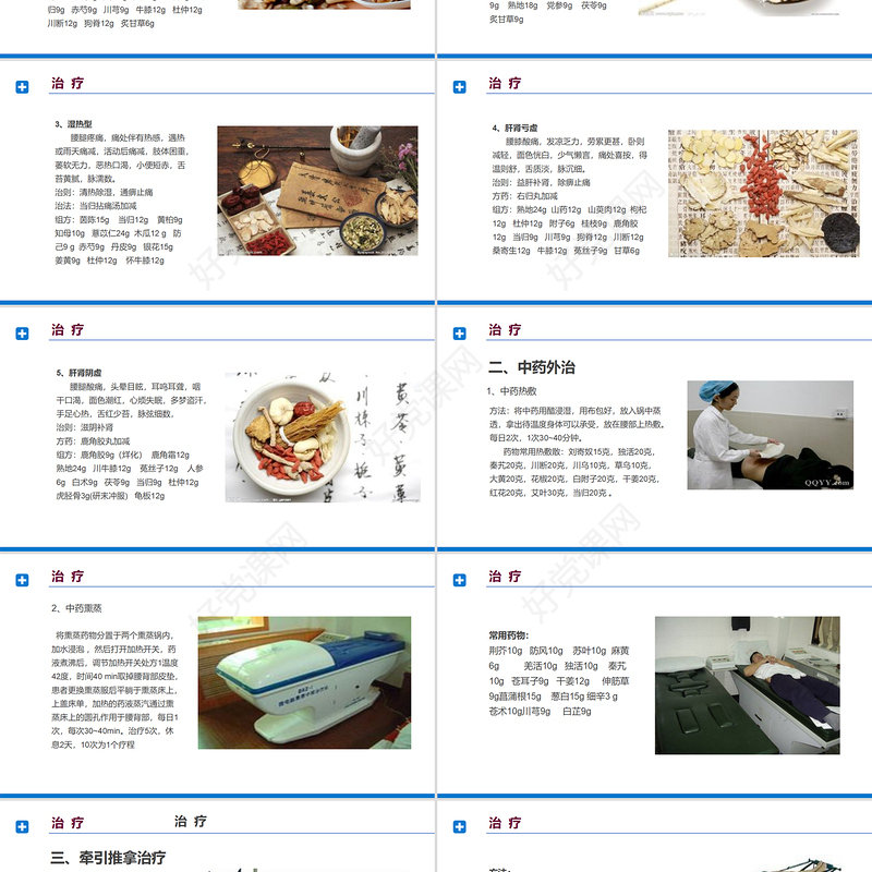 2022腰椎间盘突出症诊断与治疗PPT清新商务医疗风医学通用PPT模板