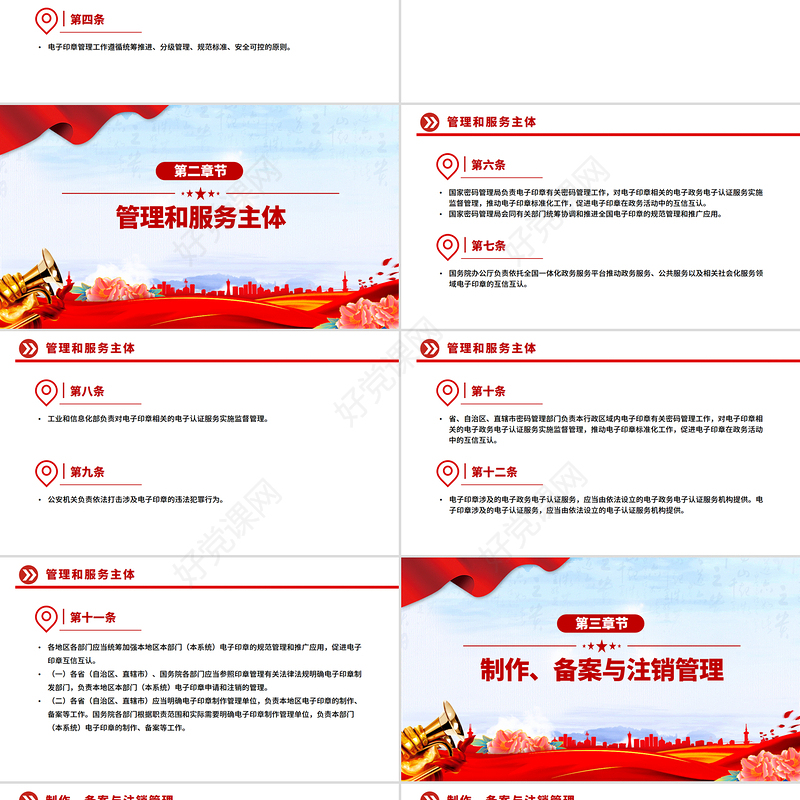 2025电子印章管理办法PPT法律法规课件