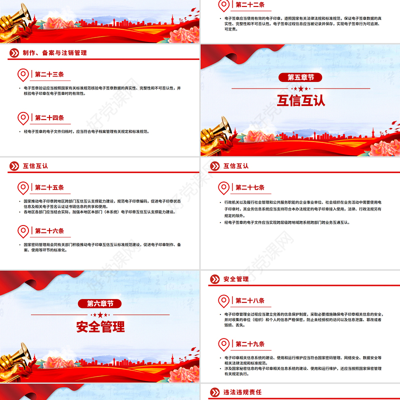 2025电子印章管理办法PPT法律法规课件