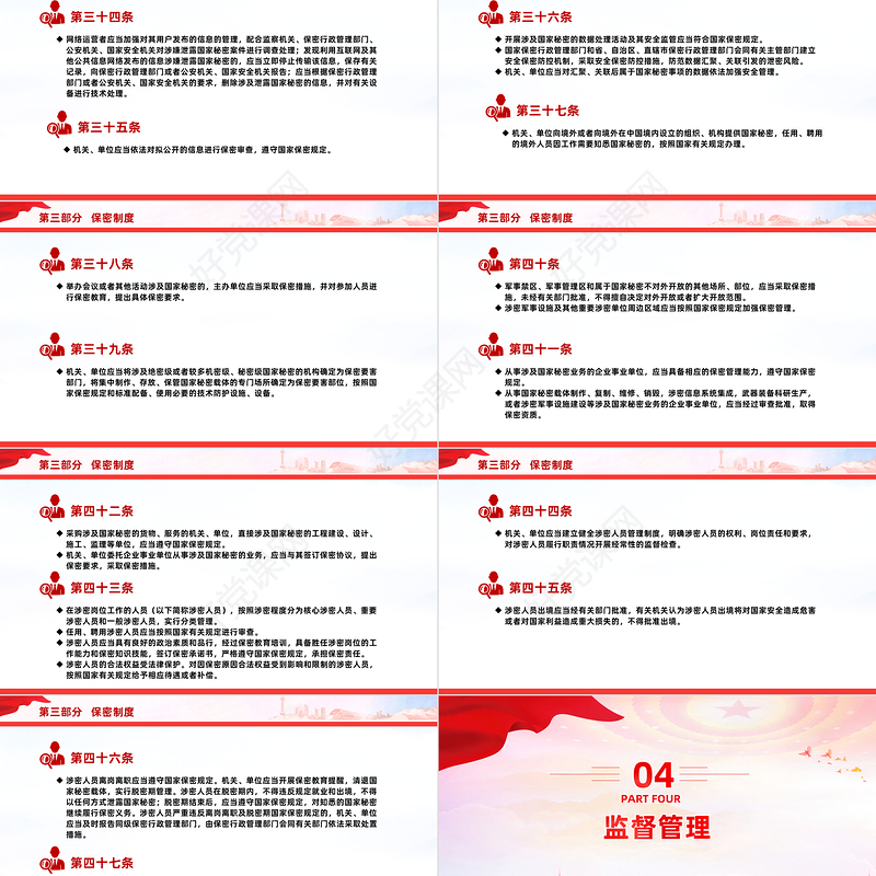 时尚大气学习《保守国家秘密法》PPT课件