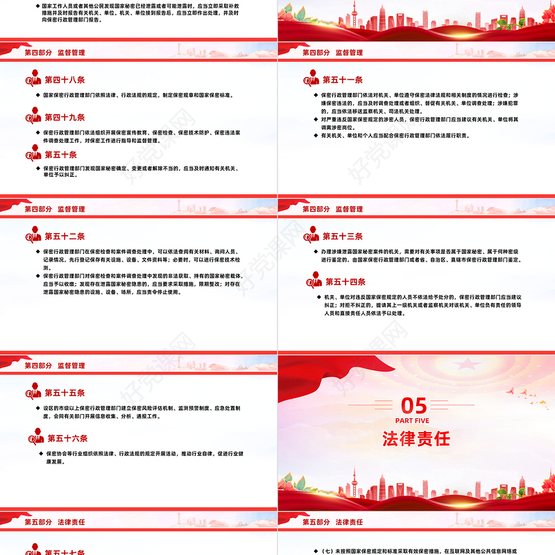 时尚大气学习《保守国家秘密法》PPT课件