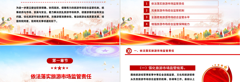 2025关于进一步加强旅游市场综合监管的通知PPT课件