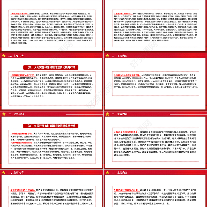 2024美丽宜居乡村建设工作方案PPT农村生态文明建设和人居环境整治课件