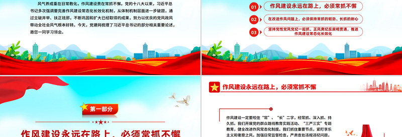 完善作风建设常态化长效化机制PPT党课