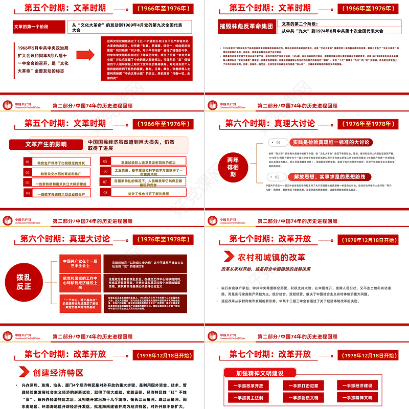 2023新中国74年伟大契机PPT红色党政风党支部庆祝中华人民共和国成立74周年国史学习专题党课课件模板下载