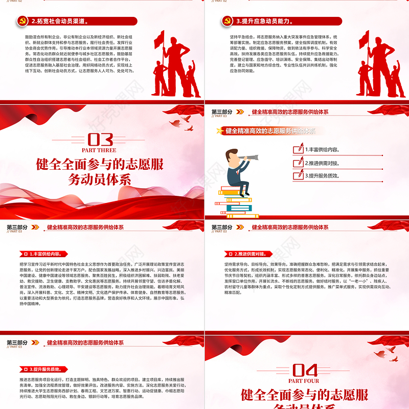 2024关于健全新时代志愿服务体系的意见PPT课件下载