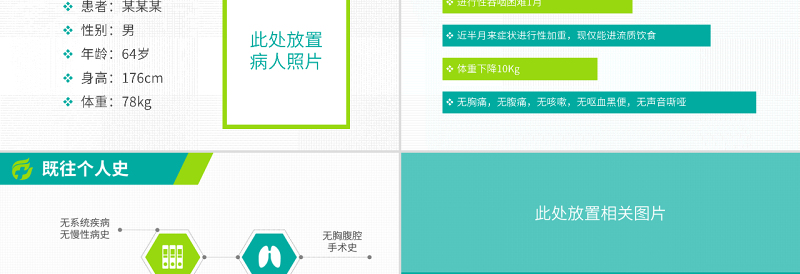 原创病例报告ppt模板医院病例分析讨论汇报