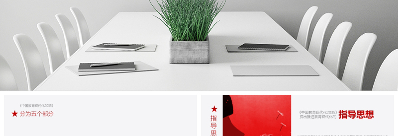 原创落实贯彻《中国教育现代化2035》PPT-版权可商用