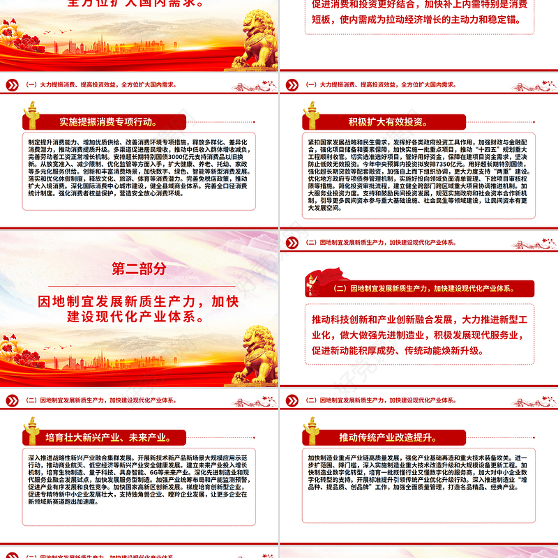 全国两会精神学习PPT2025政府工作十大任务专题课件