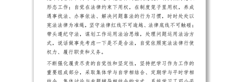 2020年领导个人年终述职报告