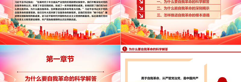 深入推进全面从严治党的行动指南ppt华美党建习近平总书记关于党的自我革命的重要思想微课件