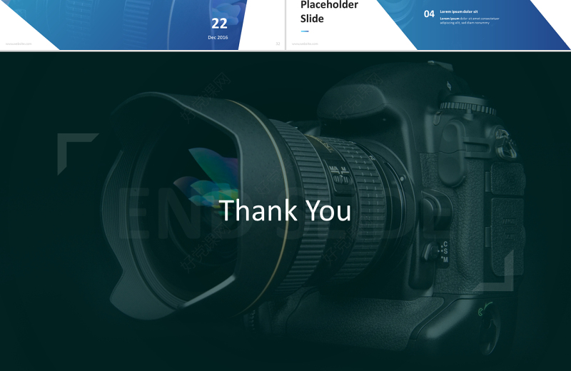 摄影相机产品介绍产品发布简约稳重大气