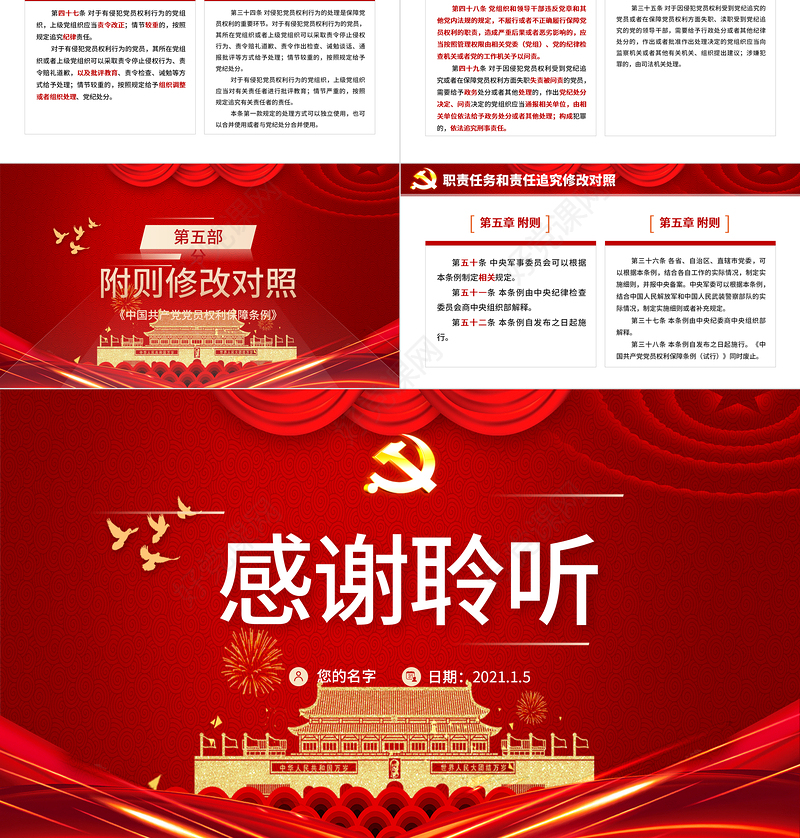 中国共产党党员权利保障条例修订前后对照表