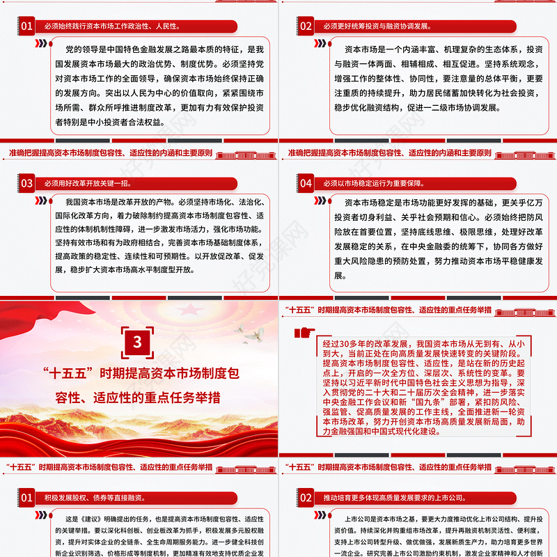 提高资本市场制度的包容性适应性PPT二十届四中全会系列学习课件下载