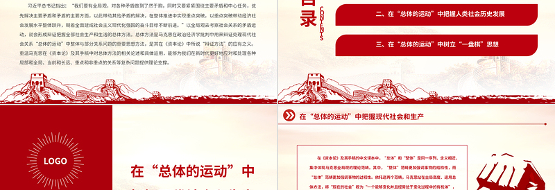 2022在“总体的运动”中把握全局PPT红色党政风深入学习马克思《资本论》专题党课党建课件