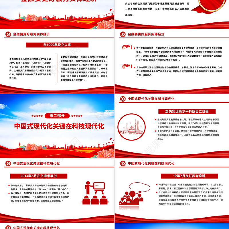 2023总书记上海调研行PPT大气精美不断提高社会主义现代化国际大都市治理能力和治理水平课件