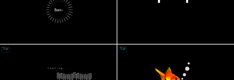 超级酷炫6种loading加载ppt开场动画源文件下载