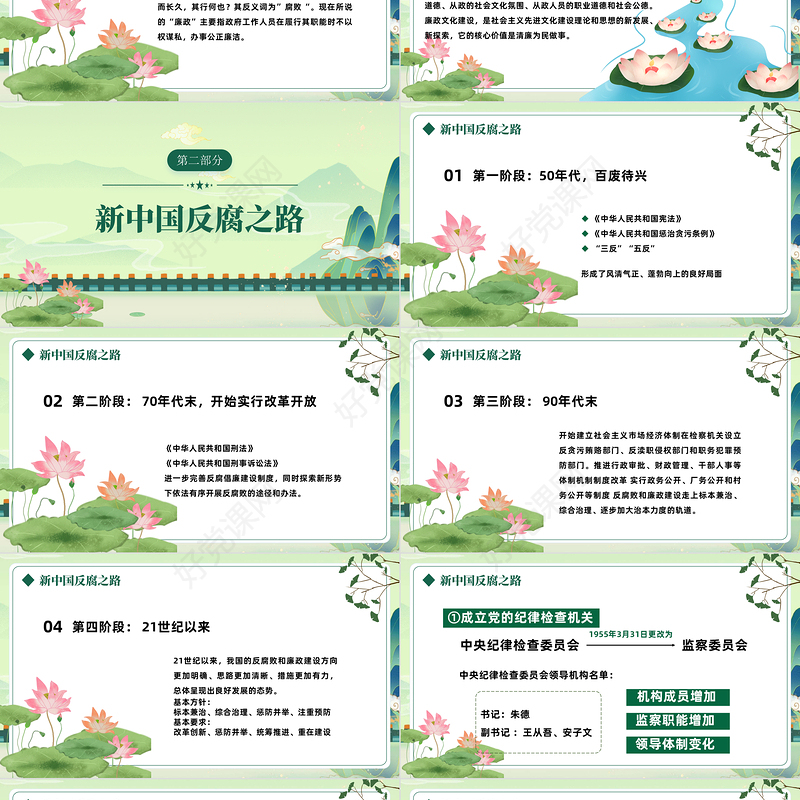 2022反腐倡廉纠风整纪PPT红色党政风反腐倡廉专题党课课件