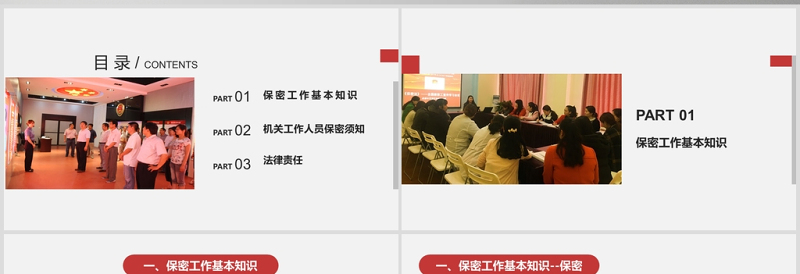 保密警示教育课保密知识培训ppt模板