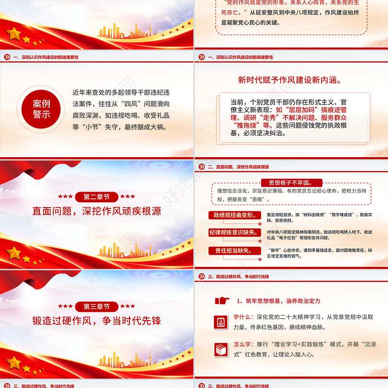 2025弘扬优良作风锻造新时代党员队伍PPT党员思想教育微党课