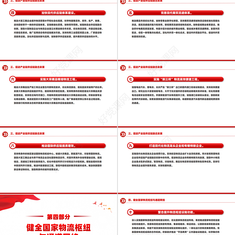 2024《有效降低全社会物流成本行动方案》PPT课件模板