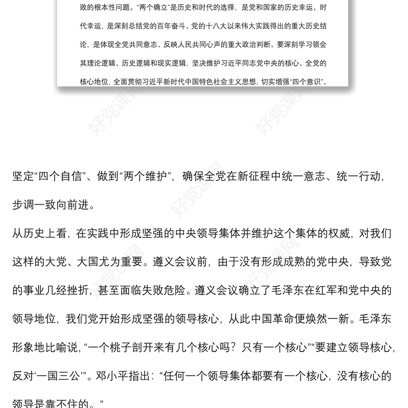 20220307专题党课：深刻领会全会精神，用奋斗担当书写新时代纪检监察工作