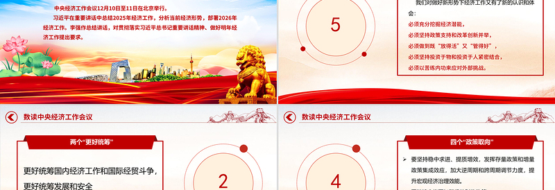 党政风数读中央经济工作会议要点内容PPT课件