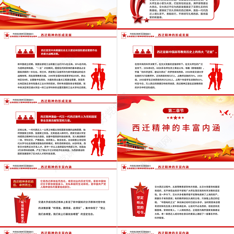 传承弘扬西迁精神PPT国之所需我之所向听党指挥跟党走西迁精神内涵及时代价值专题党课