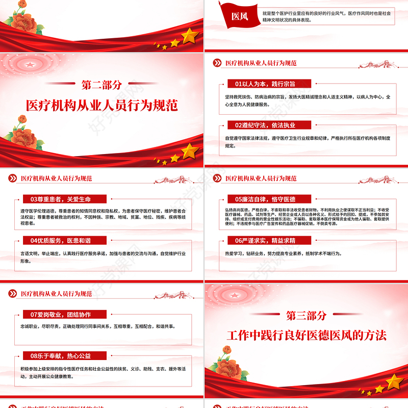 医疗系统医德医风宣传教育PPT课件