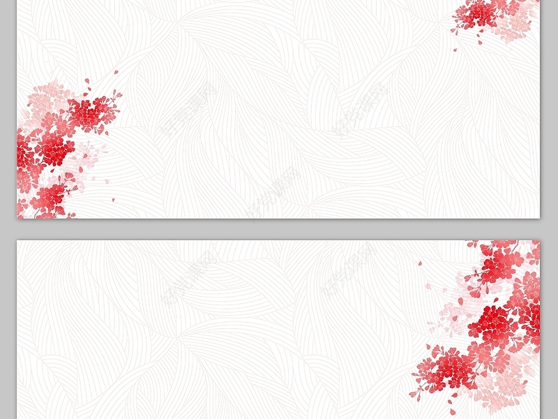 叶子纹理图案小清新风格背景图片（5张）