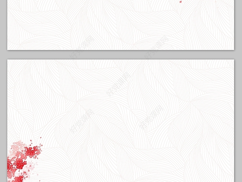 叶子纹理图案小清新风格背景图片（5张）