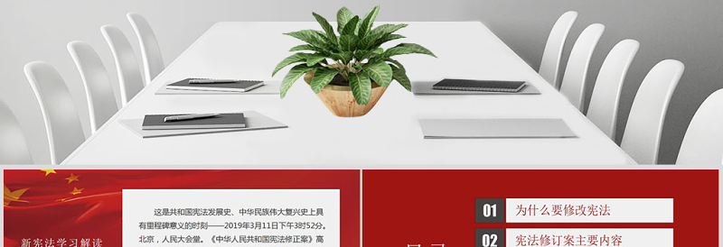 2018宪法修正案学习新宪法PPT